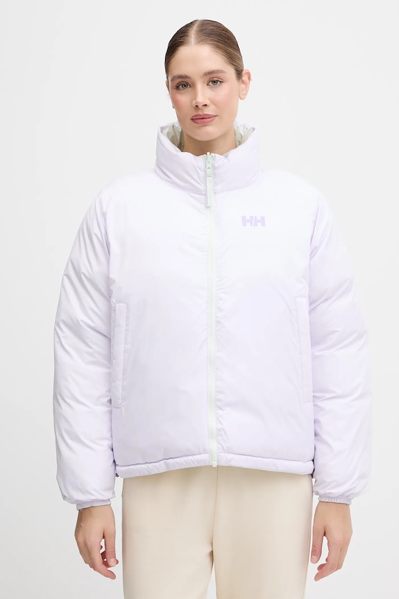 Obojstranná bunda Helly Hansen YU 23 REVERSIBLE PUFFER 54061 zelená AW25