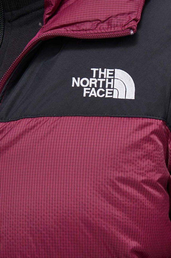 Μπουφάν με επένδυση από πούπουλα The North Face NF0A55H4KK91 μπορντό