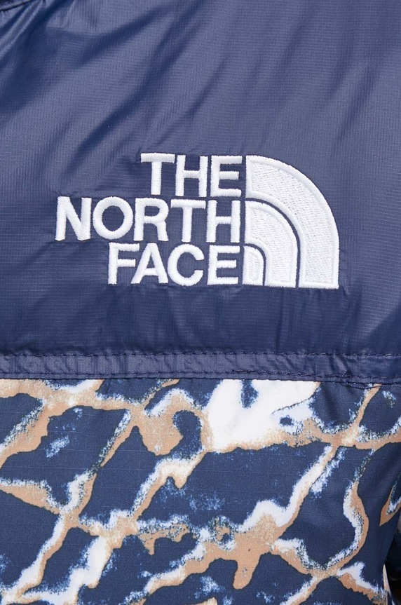 The North Face kurtka puchowa granatowy NF0A5GGEOTP1