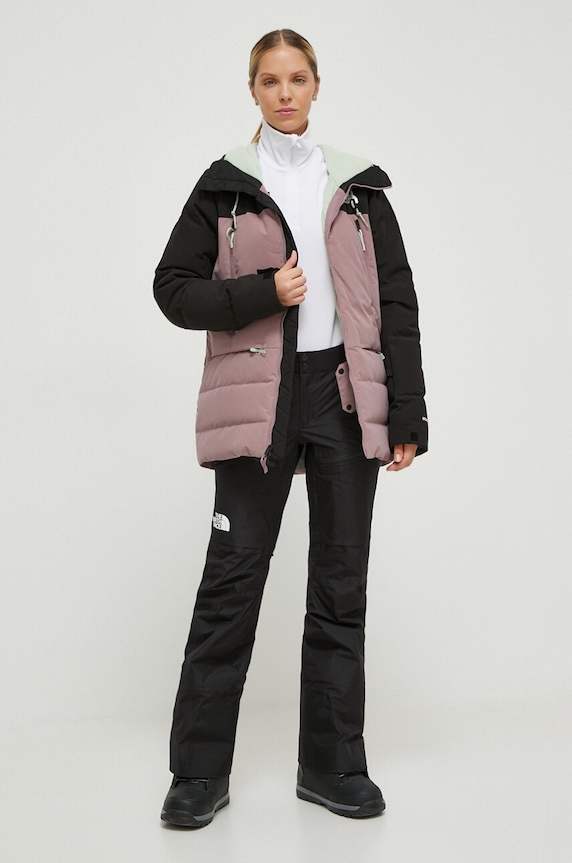 The North Face kurtka puchowa Pallie NF0A3M17KOY1 różowy AW23