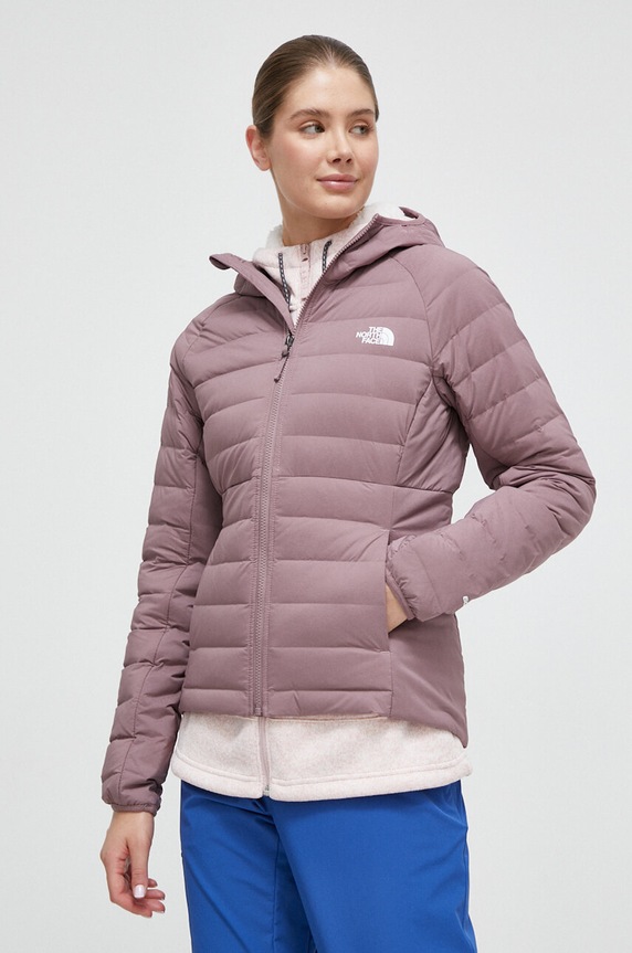 Πουπουλένιο αθλητικό μπουφάν The North Face Belleview άλλο ροζ NF0A7UK5I0V1