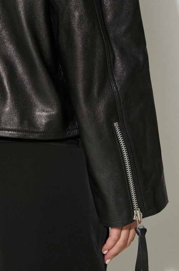 Samsoe Samsoe leather jacket F23300187