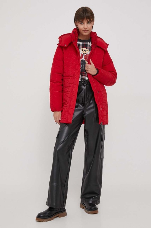 Desigual kurtka 23WWEW17 czerwony AW23