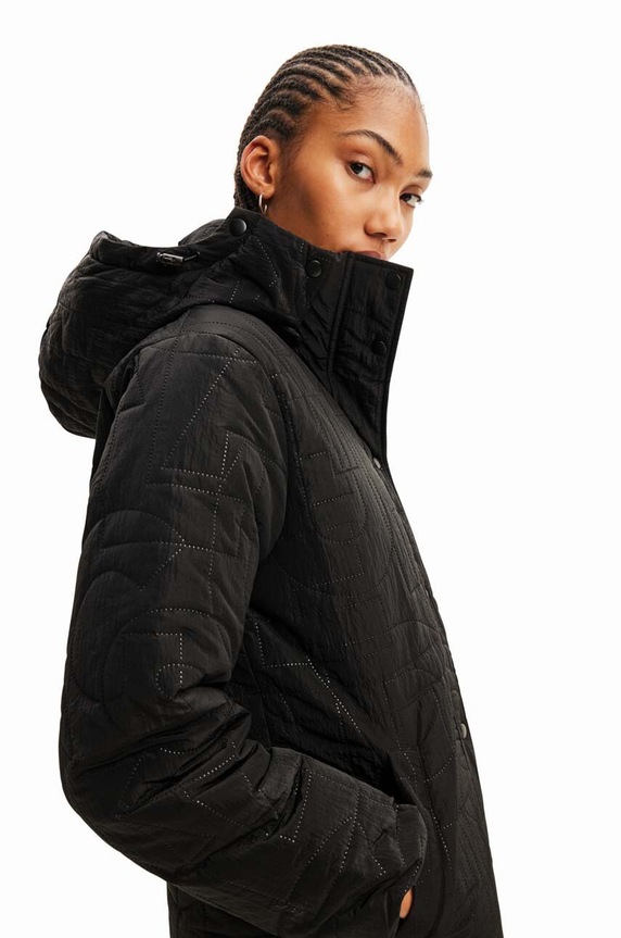 Odzież Desigual kurtka 23WWEW17 czarny