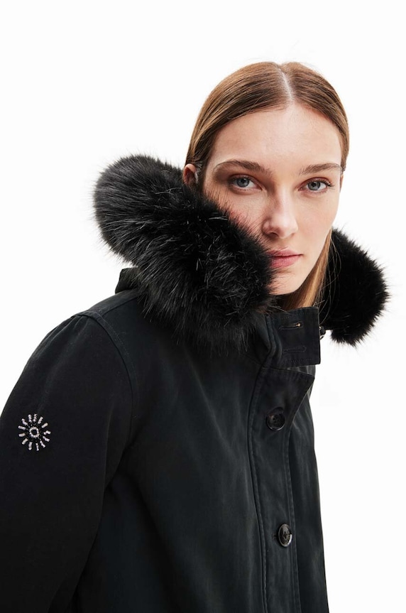 Abbigliamento Desigual parka 23WWEWBD nero