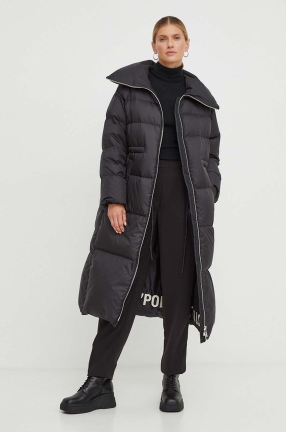 Μπουφάν με επένδυση από πούπουλα Marc O'Polo 309092371087 μαύρο AW23