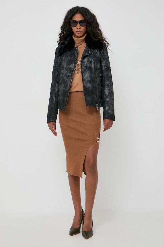 Guess geaca ramones W3BL31.WFQZ0 negru AW23