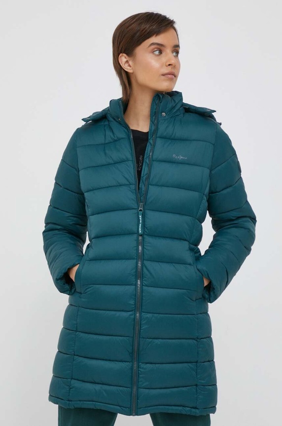 Pepe Jeans geaca cu captuseala verde PL402252.692