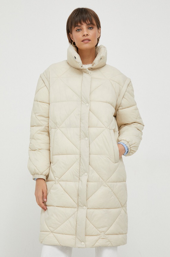 Pepe Jeans kurtka bez kaptura beżowy PL402285.847