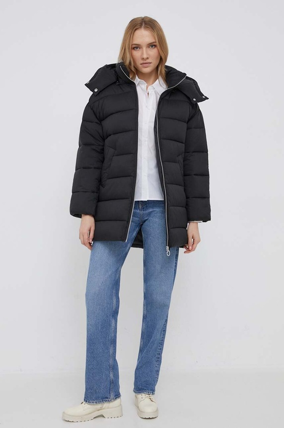 United Colors of Benetton kurtka 2SYWDN03B.100 czarny AW23