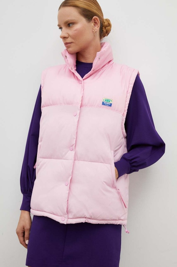 American Vintage bezrękawnik ZOT17AH23 różowy AW23