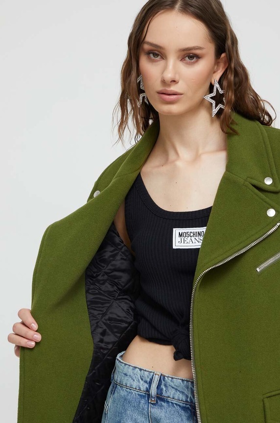 Vlnená bunda Moschino Jeans 0610.8725