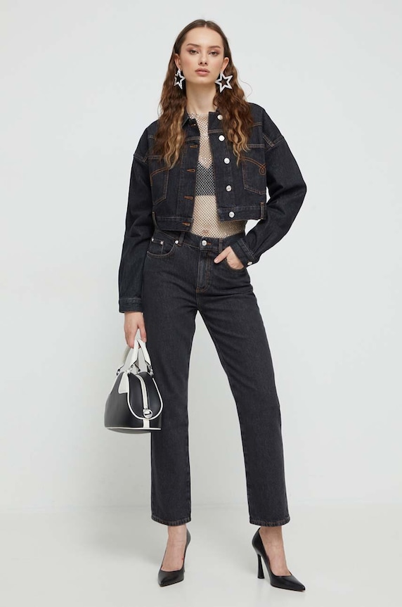 Дънково яке Moschino Jeans 0515.8735 черен AW23
