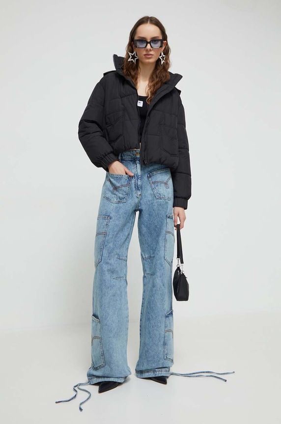 Moschino Jeans geacă 0609.8720 negru AW23