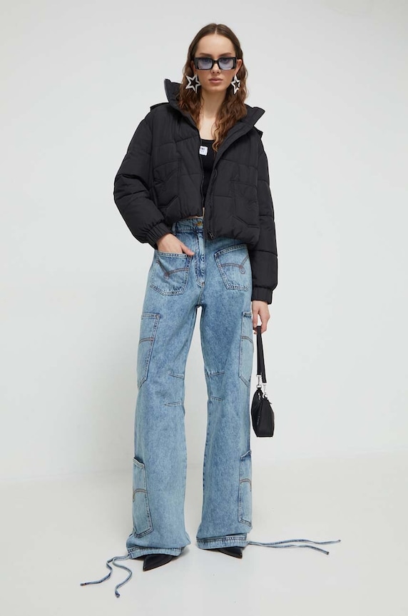 Moschino Jeans geacă 0609.8720 negru AW23