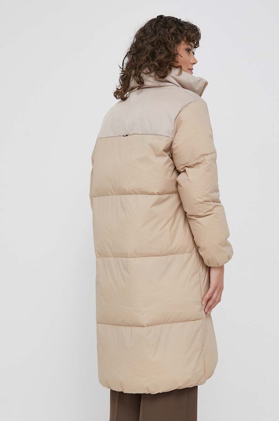 Odzież Tommy Hilfiger kurtka WW0WW39749 beżowy