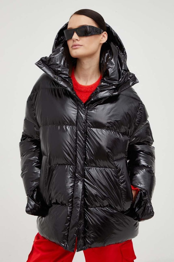 Μπουφάν με επένδυση από πούπουλα MMC STUDIO Ilona Gloss ILONA.GLOSS μαύρο