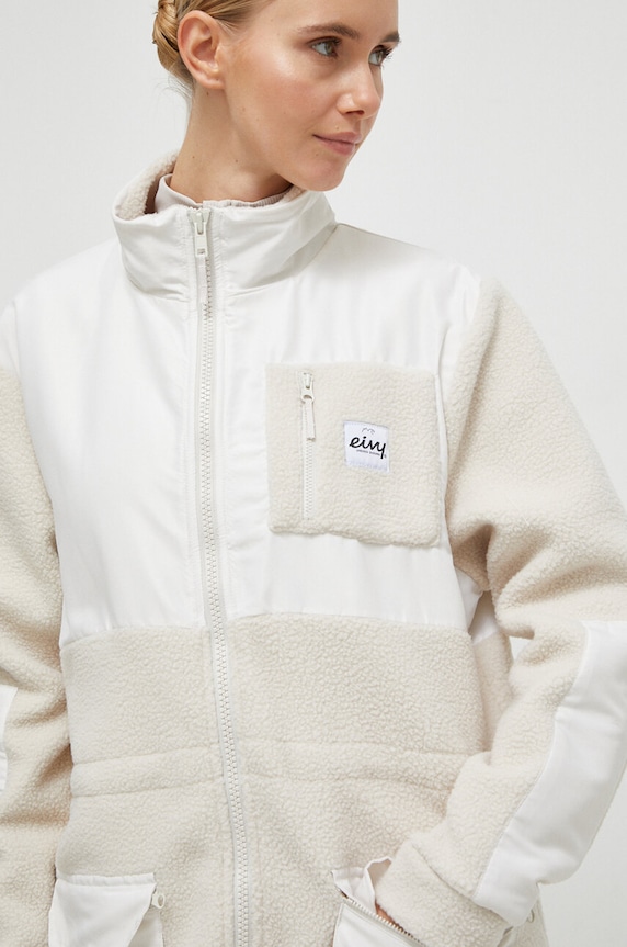 Eivy sportos pulóver Field Sherpa mintás bézs A00342087