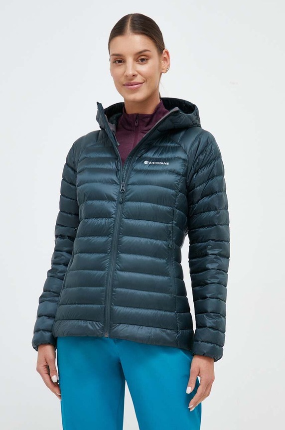 Πουπουλένιο αθλητικό μπουφάν Montane Anti-Freeze πράσινο FANFH