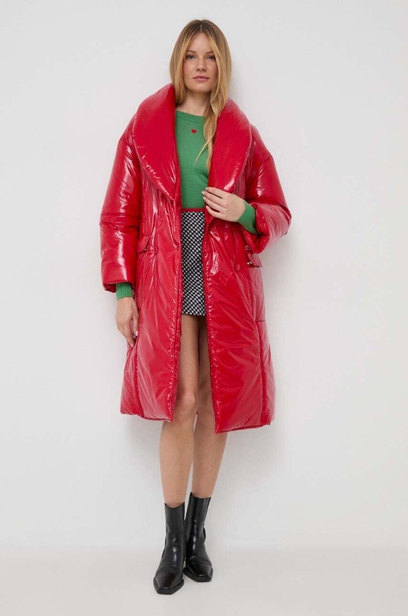 Bunda Patrizia Pepe 2O0080.A335 červená AW23