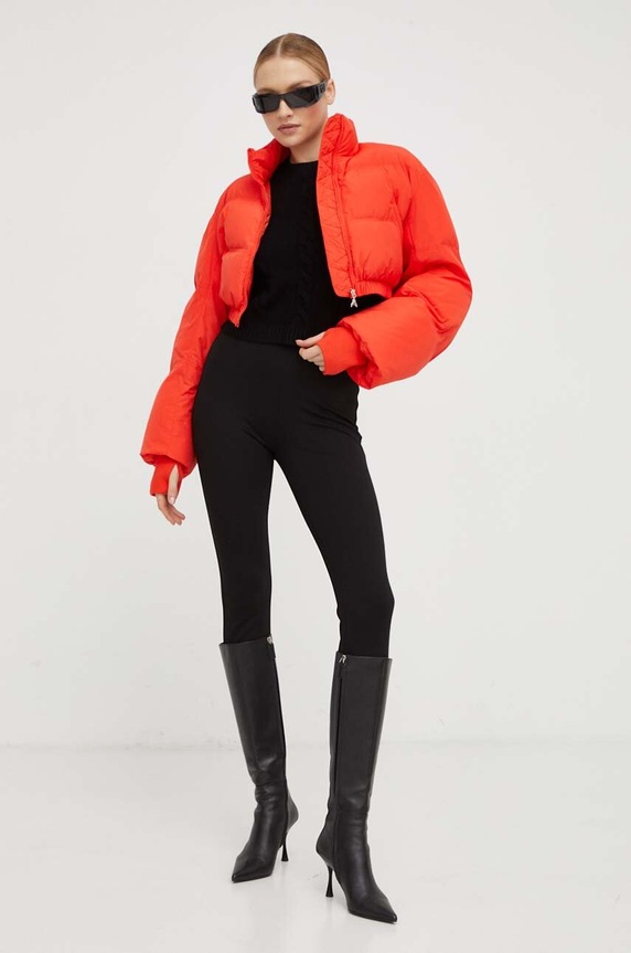 Patrizia Pepe rövid kabát 2O0103.A358 narancssárga AW23