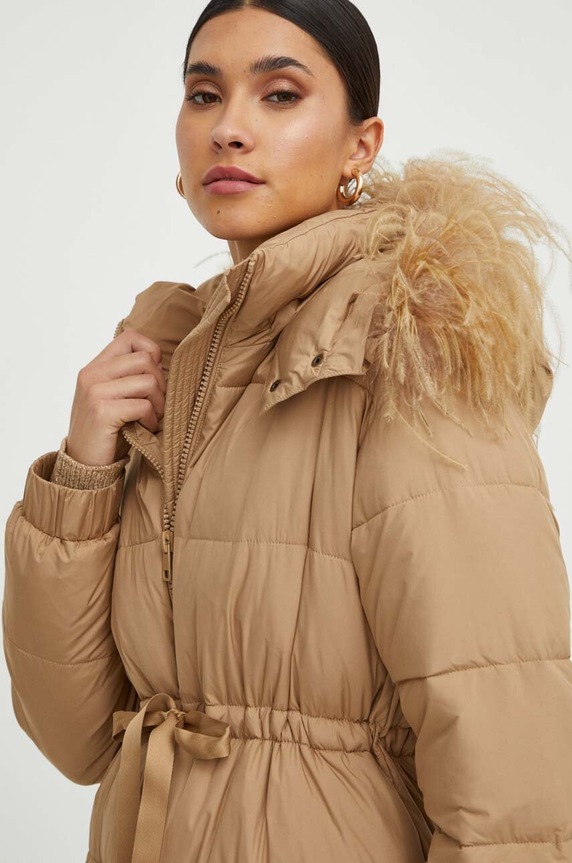 Twinset kurtka beżowy 232TT2241