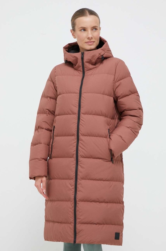 Jack Wolfskin piumino foderato marrone 1204133