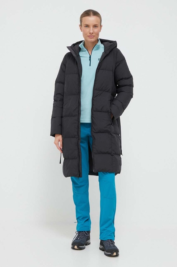 Пухова куртка Jack Wolfskin 1206132 чорний AW24