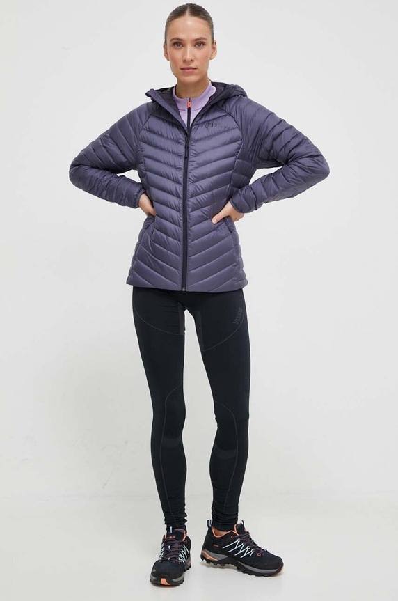 Пухено спортно яке Jack Wolfskin Passamani 1207101 тъмносин AW23