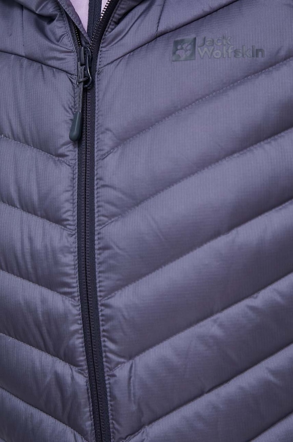 Пухено спортно яке Jack Wolfskin Passamani тъмносин 1207101