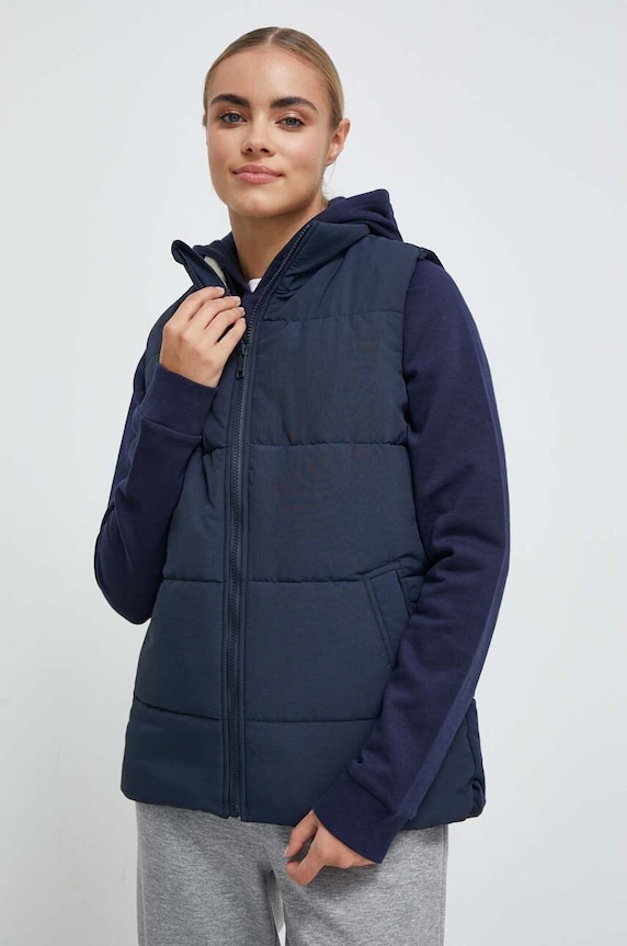 Jack Wolfskin bezrękawnik bez kaptura granatowy 1207371