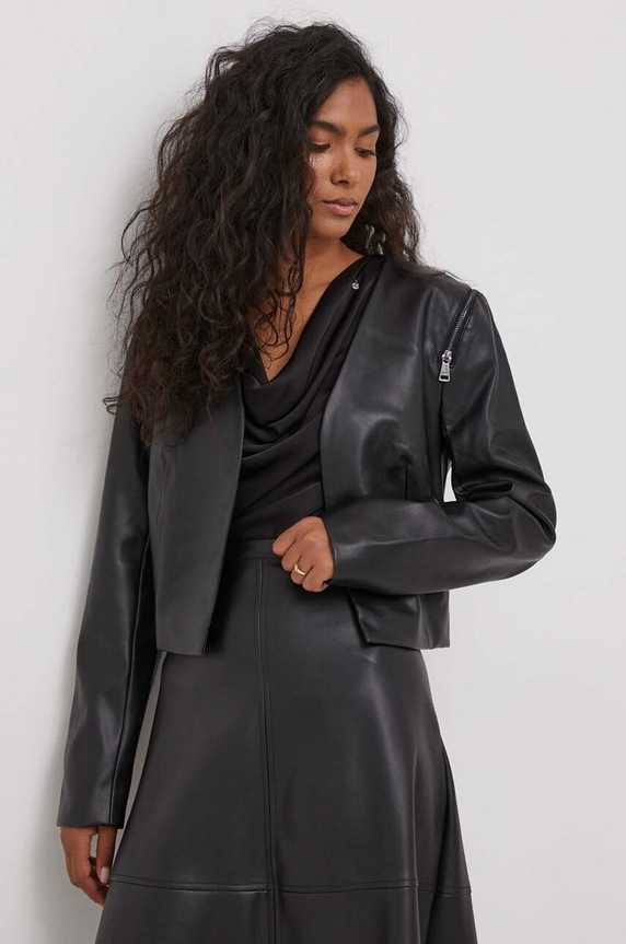 Dkny kurtka nieocieplane czarny DD3G4792