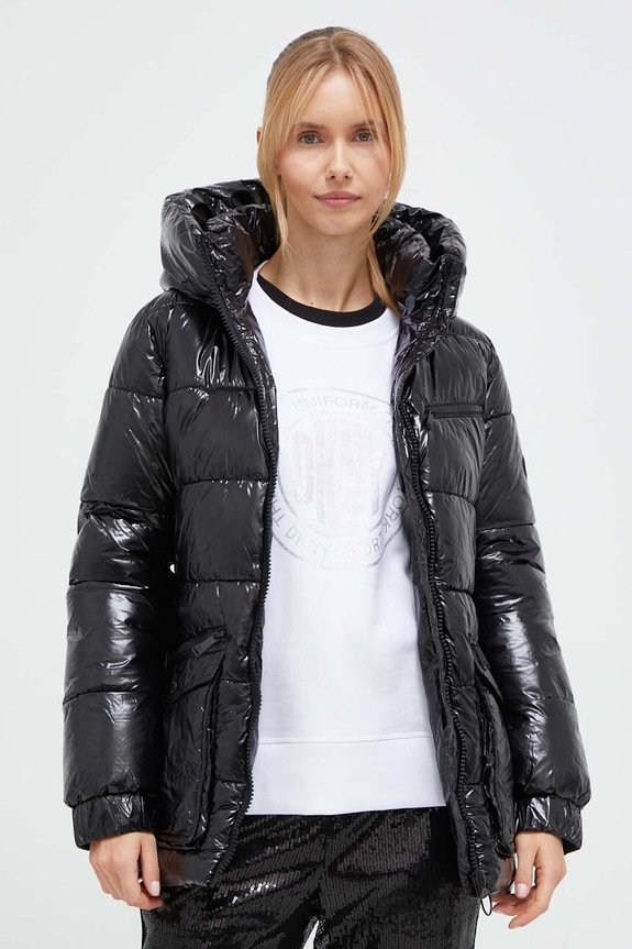 Dkny rövid kabát fekete DP3J8533