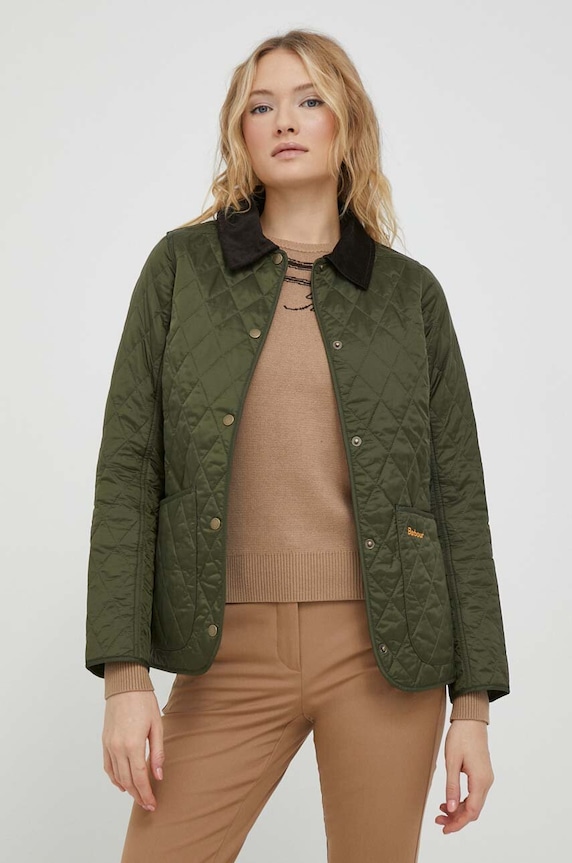 Barbour giacca transitorio verde LQU0475