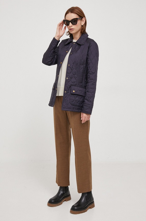 Bunda Barbour Beadnell Quilt LQU0519 námořnická modř AA00