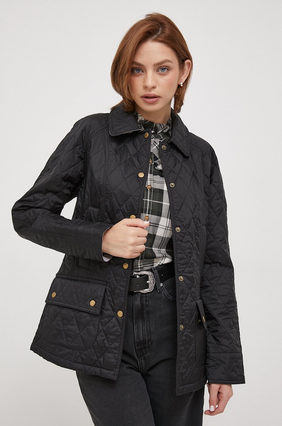 Куртка Barbour с подкладкой чёрный LQU0519