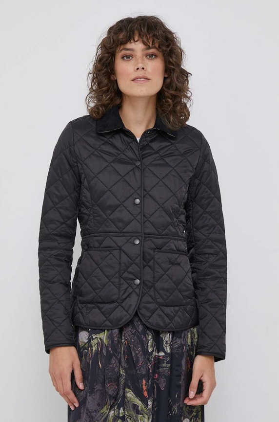 Barbour kurtka Deveron Quilt bez kaptura czarny LQU1012