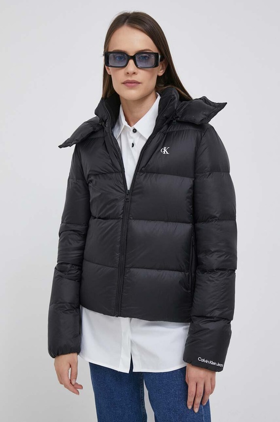 Calvin Klein Jeans kurtka puchowa pozostałe czarny J20J221646