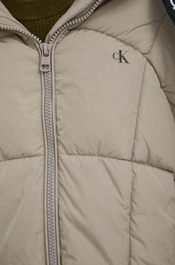 Μπουφάν Calvin Klein Jeans J20J221901 μπεζ