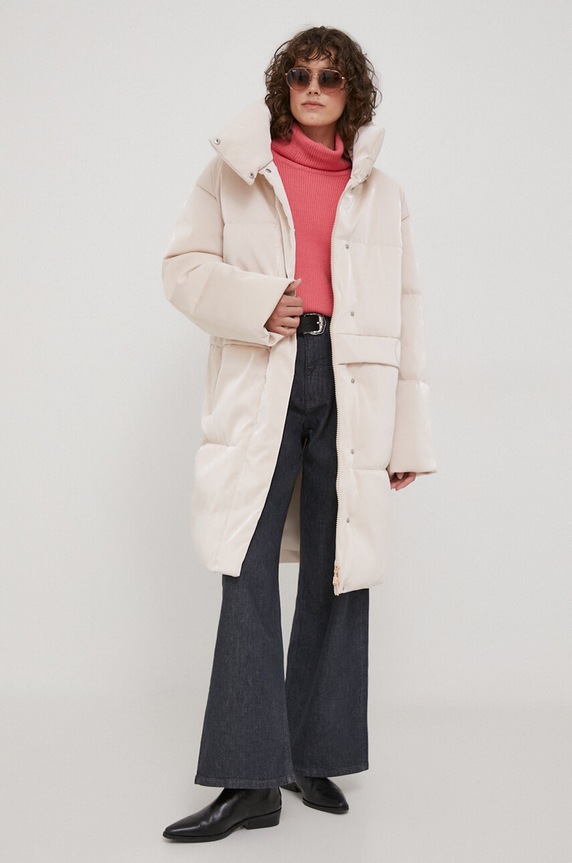 Μπουφάν Calvin Klein Jeans J20J222172 μπεζ AW23