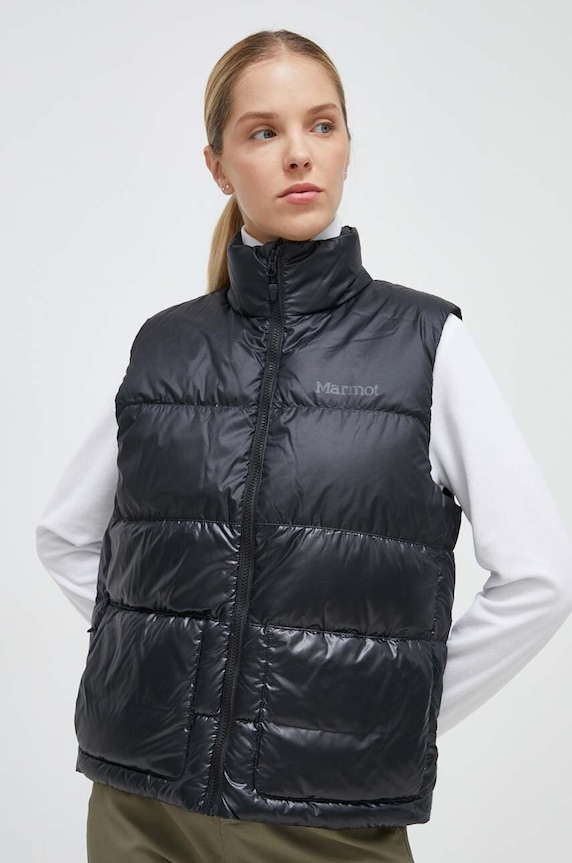 Marmot bezrękawnik sportowy puchowy Guides bez kaptura czarny M14839