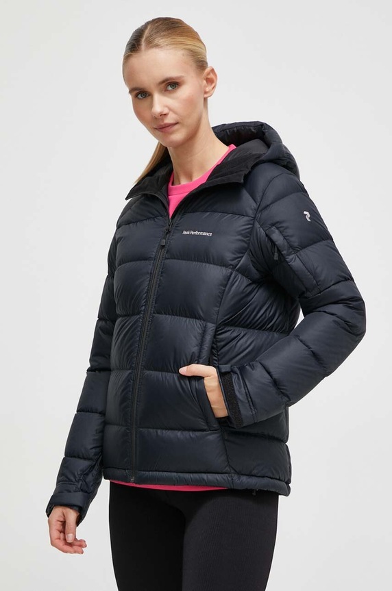 Puhasta športna jakna Peak Performance Frost Drugo črna G79632