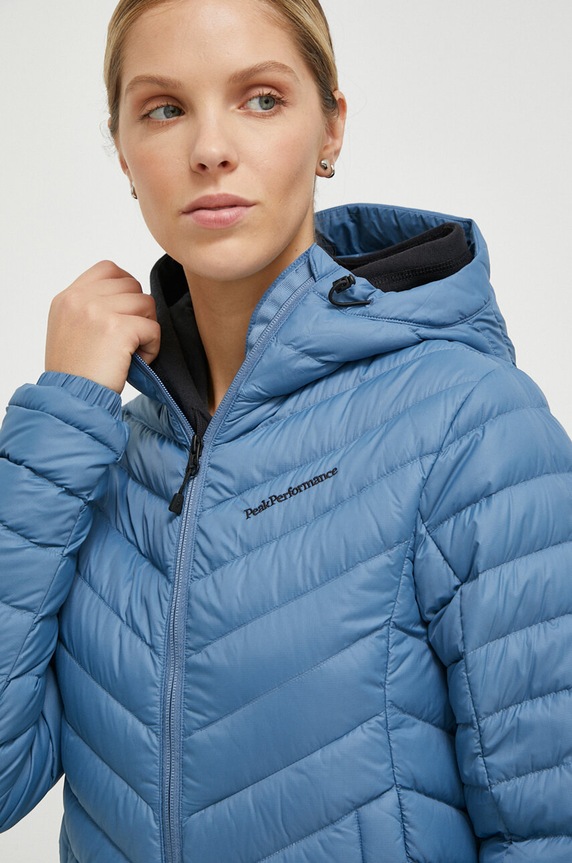 Peak Performance kurtka sportowa puchowa niebieski G79633