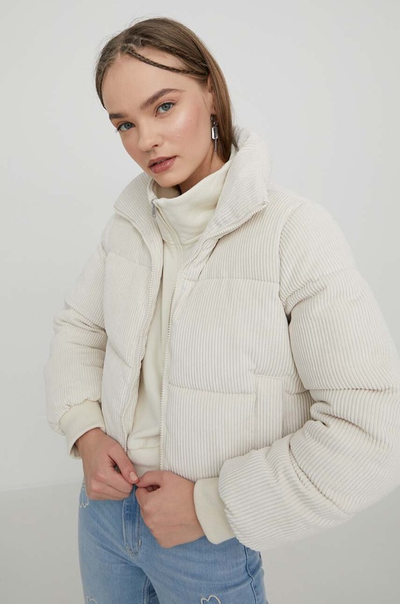 Hollister Co. kurtka bez kaptura beżowy KI344.3613.178