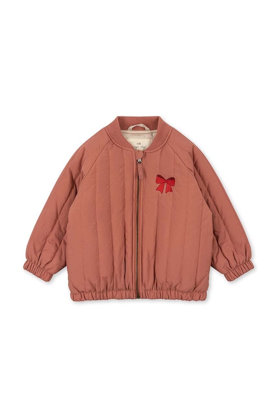 Детско яке бомбър Konges Sløjd KS5422 розов AW23