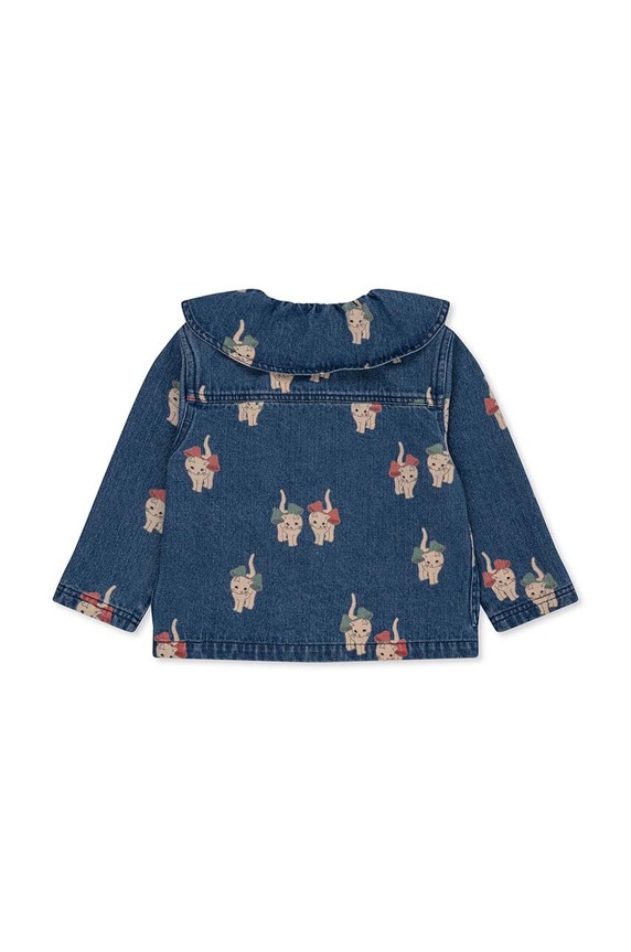 Fete Konges Sløjd geacă din denim pentru copii KS6028 albastru