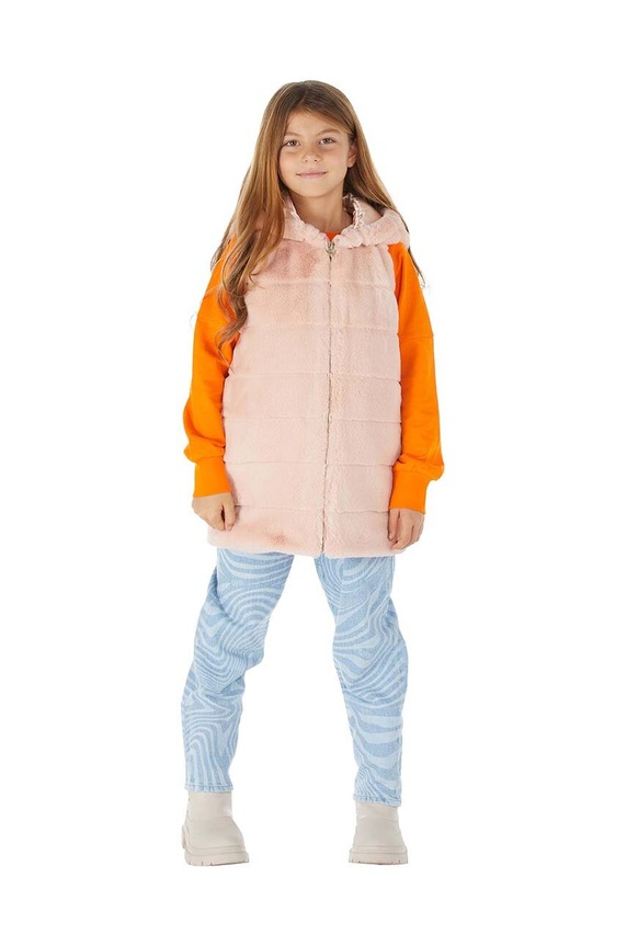 Безрукавка Guess з підкладкою помаранчевий J3YL05.WCFX0.9BYX