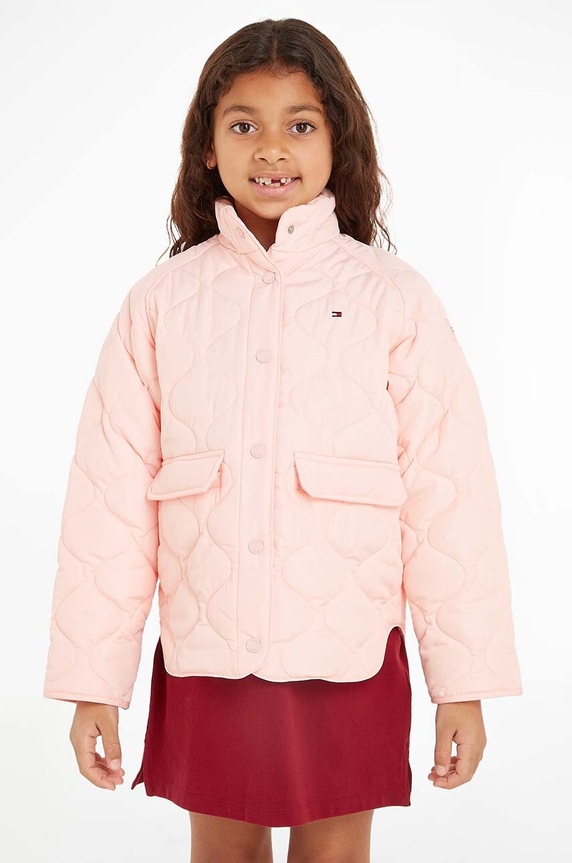 Tommy Hilfiger gyerek dzseki enyhén szigetelt rózsaszín KG0KG07491.128.176.9BYX