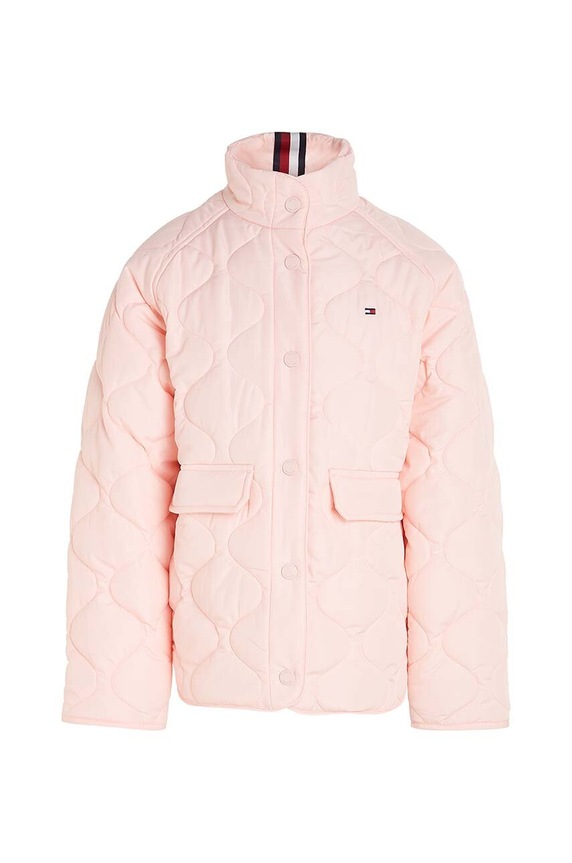 Tommy Hilfiger gyerek dzseki KG0KG07491.128.176.9BYX rózsaszín AW23