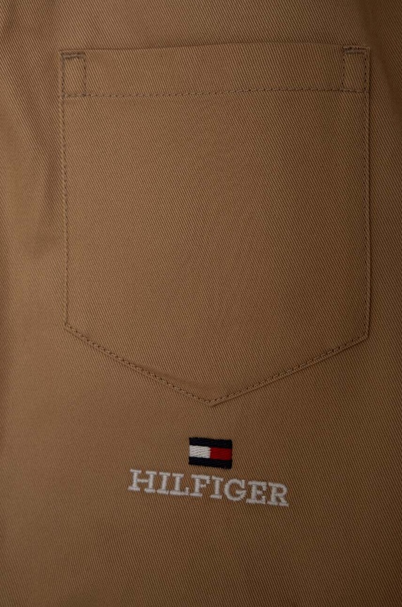 Dziewczynka Tommy Hilfiger kurtka dwustronna dziecięca KS0KS00498.9BYX beżowy